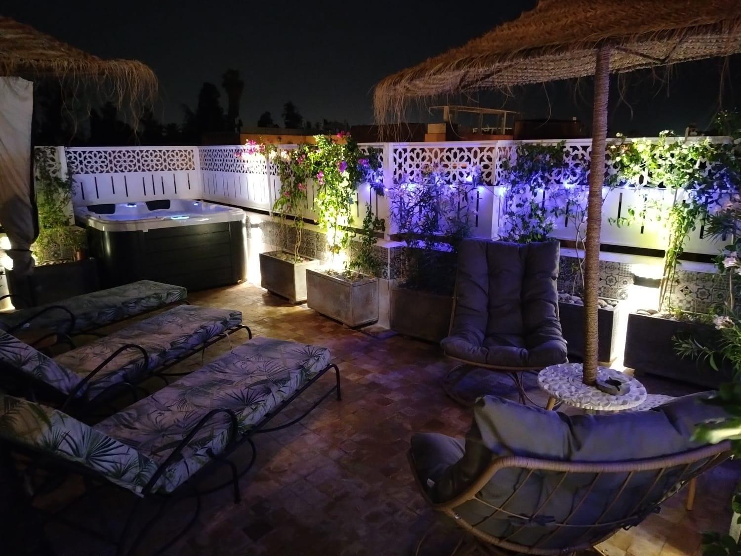 Riad & Spa Sous Le Soleil Chez Jerome Et Pamela Ch Lagon Marrakesh Bagian luar foto